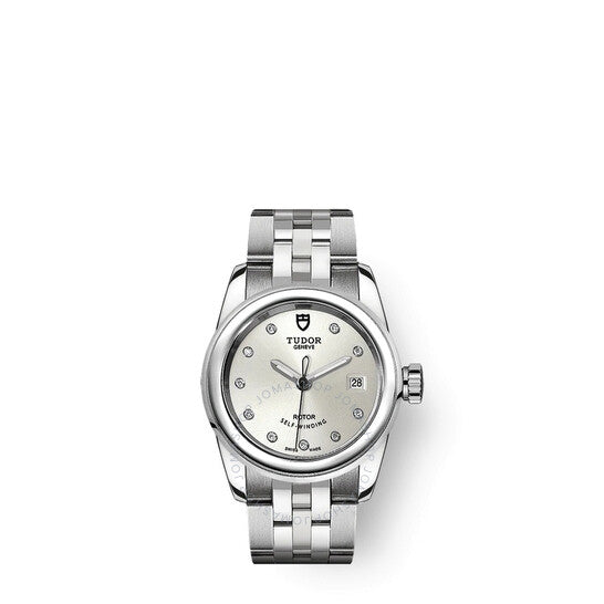 Tudor, Glamour Date Automatic Diamond Silver Dial Ladies Watch