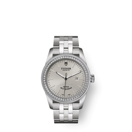 Tudor, Glamour Date Automatic Diamond Silver Dial Ladies Watch
