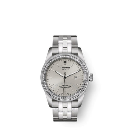 Tudor, Glamour Date Automatic Diamond Silver Dial Ladies Watch