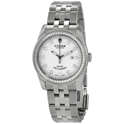 Tudor, Glamour Date Automatic Diamond Silver Dial Ladies Watch
