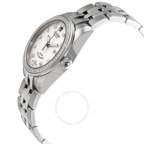 Tudor, Glamour Date Automatic Diamond Silver Dial Ladies Watch