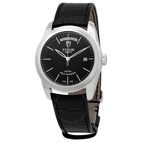Tudor, Glamour Date Date Automatic Black Dial Men's Watch