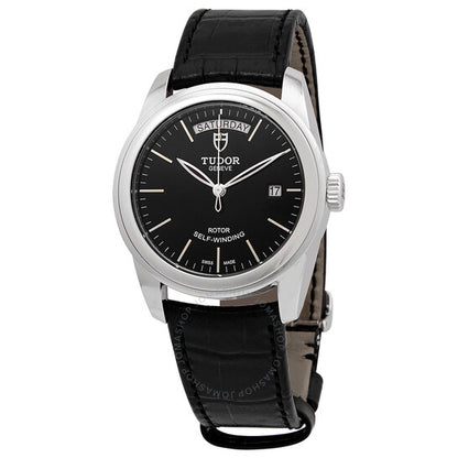 Tudor, Glamour Date Date Automatic Black Dial Men's Watch