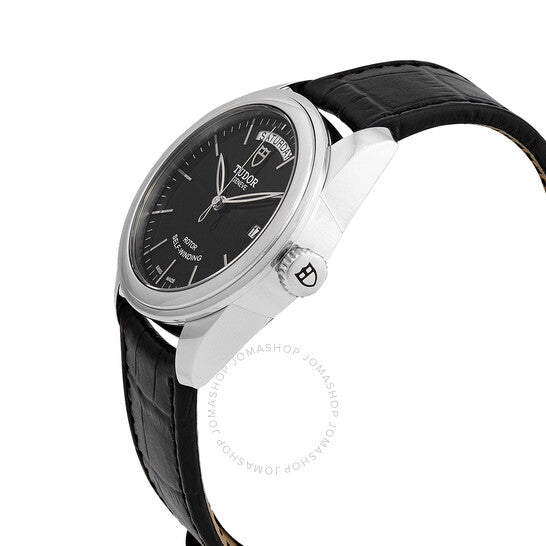 Tudor, Glamour Date Date Automatic Black Dial Men's Watch