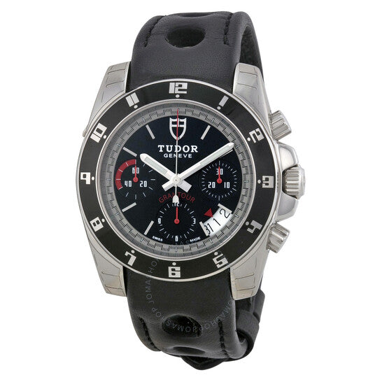 Tudor, Grantour Chronograph Automatic Black Dial Steel Men's Watch