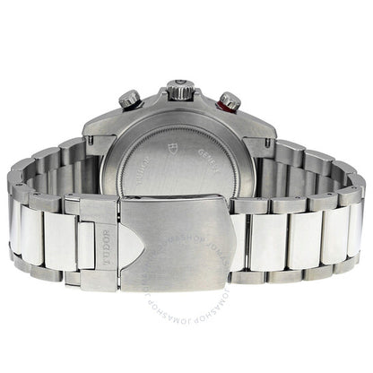 ساعة تيودور جرانتور فلاي باك للرجال بمينا أبيض 20550N-WSS