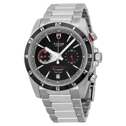 Tudor, Grantour Flyback Black Dial Chronograph Men's Watch 20550N-BKSS