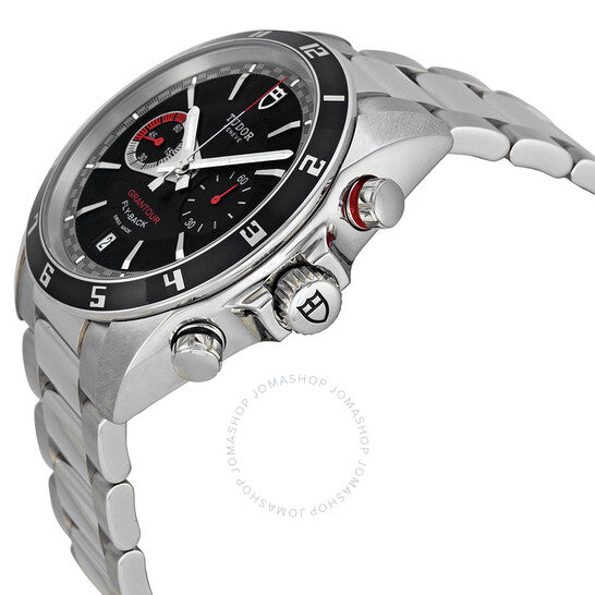 Tudor, Grantour Flyback Black Dial Chronograph Men's Watch 20550N-BKSS