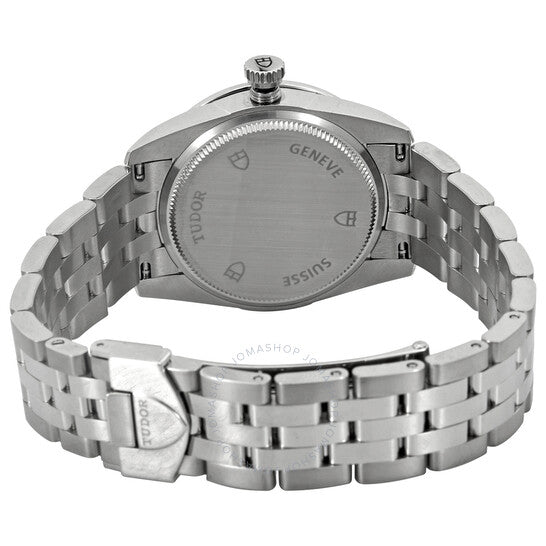 Tudor, Hand Wind Diamond Silver Jacquard Dial Ladies Watch