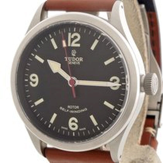 ساعة تيودور هيريتيج رانجر أوتوماتيكية للرجال مصنوعة من الجلد