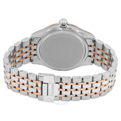 ساعة تيودور أوتوماتيكية للسيدات بمينا أبيض مرصعة بالألماس طراز M91551-0011