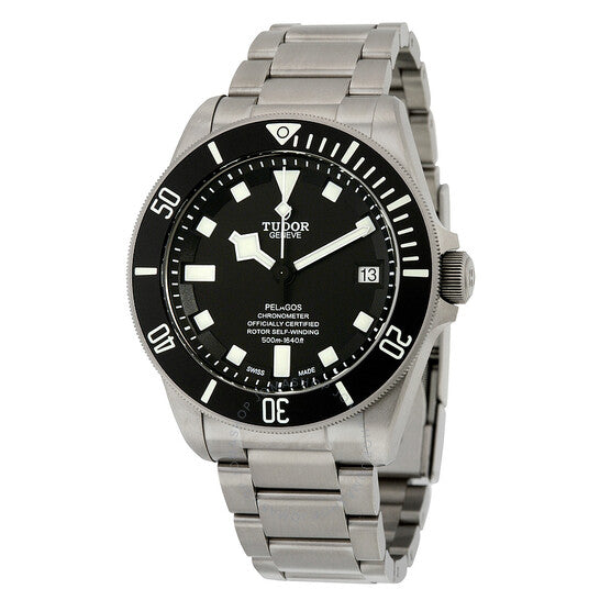 Tudor, Pelagos Chronometer Black Dial Titanium Men's Watch