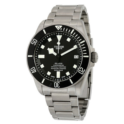 Tudor, Pelagos Chronometer Black Dial Titanium Men's Watch