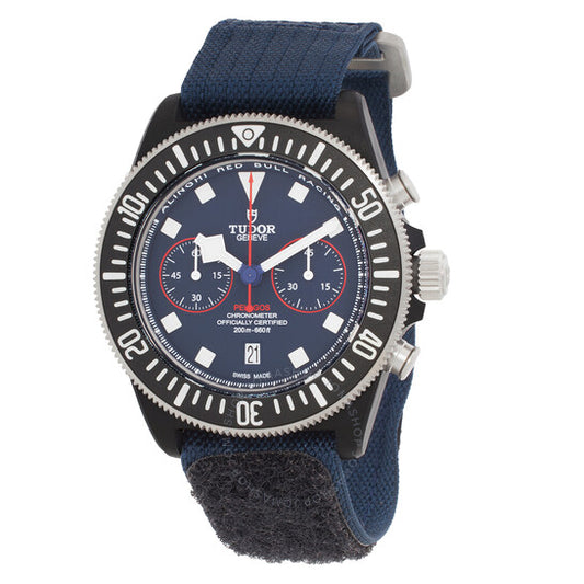 Tudor, Pelagos FXD Chronograph "Alinghi Red Bull Racing Edition" Automatic Chronometer Blue Dial Men's Watch