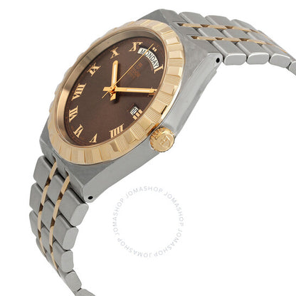 Tudor, Royal Automatic Chocolate Brown Dial Two-Tone Men's Watch