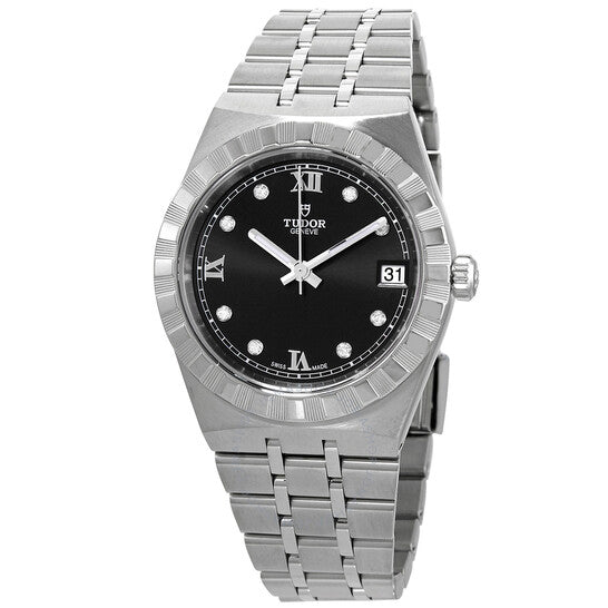 Tudor, Royal Automatic Diamond Black Dial 34 mm Watch