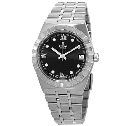 Tudor, Royal Automatic Diamond Black Dial 34 mm Watch