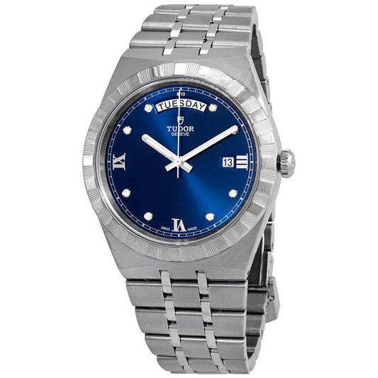 Tudor, Royal Automatic Diamond Blue Dial 41 mm Men's Watch