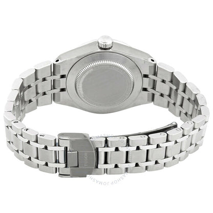 ساعة تيودور رويال أوتوماتيكية للسيدات بمينا من الألماس بلون السلمون