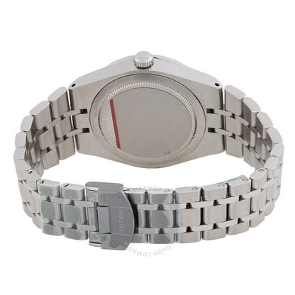 ساعة تيودور رويال أوتوماتيكية للسيدات بمينا من الألماس بلون السلمون