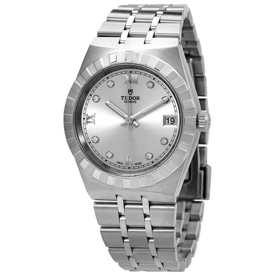 Tudor, Royal Automatic Diamond Silver Dial 34 mm Watch