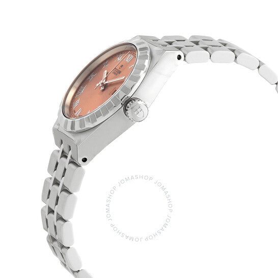 ساعة تيودور رويال أوتوماتيك بمينا سلمون للسيدات