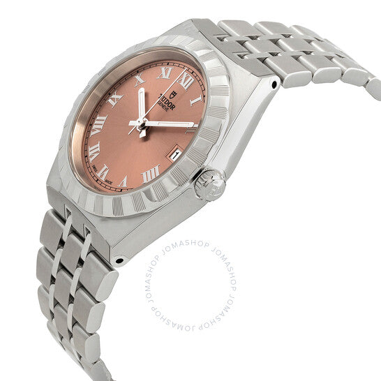 ساعة تيودور رويال أوتوماتيك بمينا سلمون للسيدات