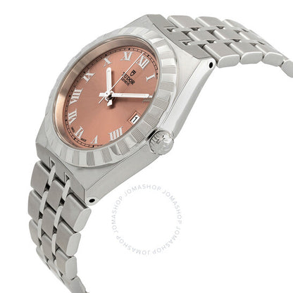 ساعة تيودور رويال أوتوماتيك بمينا سلمون للسيدات