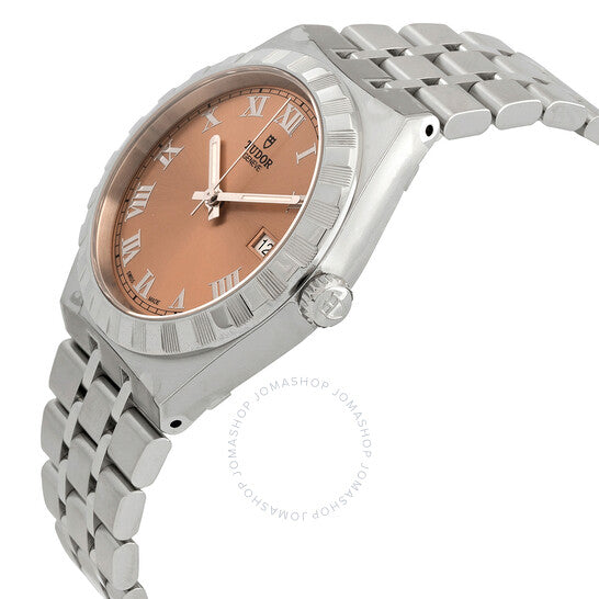 ساعة تيودور رويال أوتوماتيك للرجال بمينا سلمون