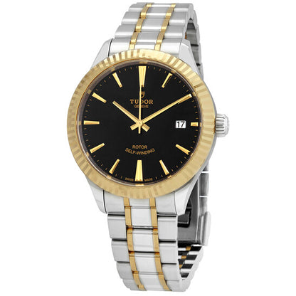 Tudor, Style Automatic Black Dial Men's 38 mm Watch