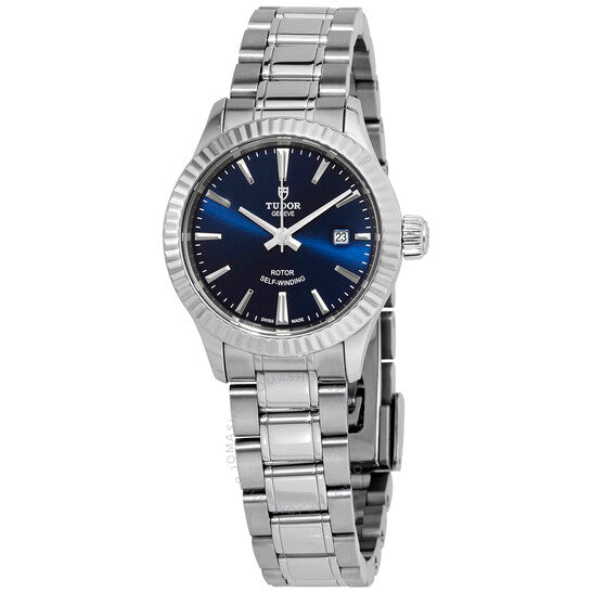 Tudor, Style Automatic Blue Dial Ladies 28 mm Watch