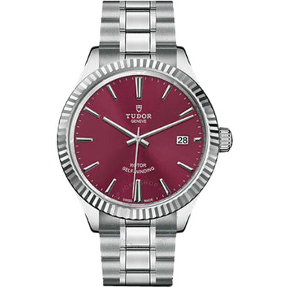 Tudor, Style Automatic Burgundy Dial Men's Watch