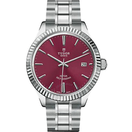 Tudor, Style Automatic Burgundy Dial Men's Watch