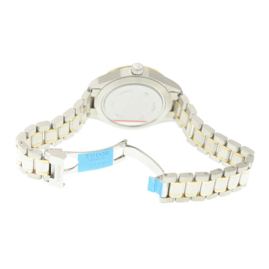 ساعة تيودور ستايل أوتوماتيكية للرجال بمينا أسود مرصعة بالألماس