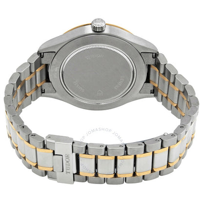 ساعة تيودور أوتوماتيكية للرجال بمينا من الماس بلون الشمبانيا