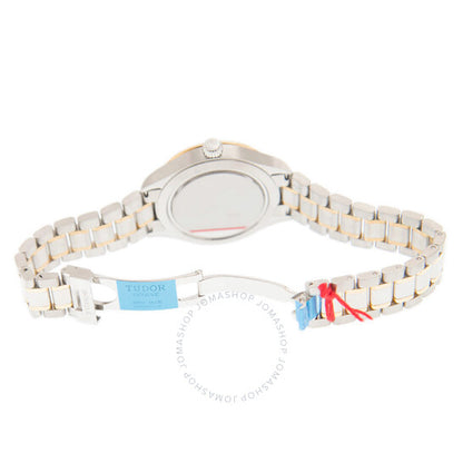 ساعة تيودور ستايل أوتوماتيكية للرجال بمينا فضي مرصعة بالألماس