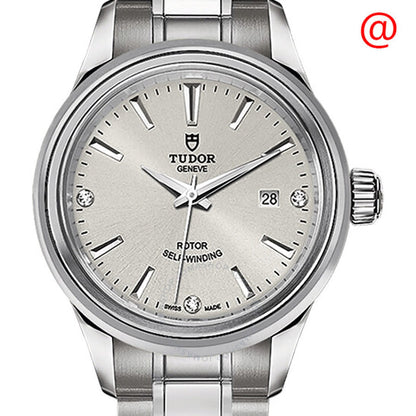 Tudor, Style Automatic Silver Dial Ladies Watch