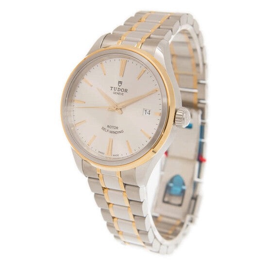 Tudor, Style Automatic Silver Dial Men's 38 mm Watch