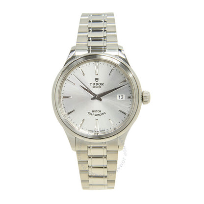 ساعة تيودور للرجال، أوتوماتيكية، بمينا فضي، طراز 12500-0001