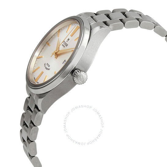 ساعة تيودور للرجال، أوتوماتيكية، بمينا فضي، موديل 12500-0017