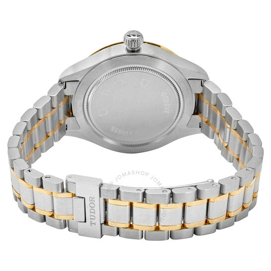 ساعة تيودور ستايل أوتوماتيكية للرجال بمينا فضي مرصع بالألماس