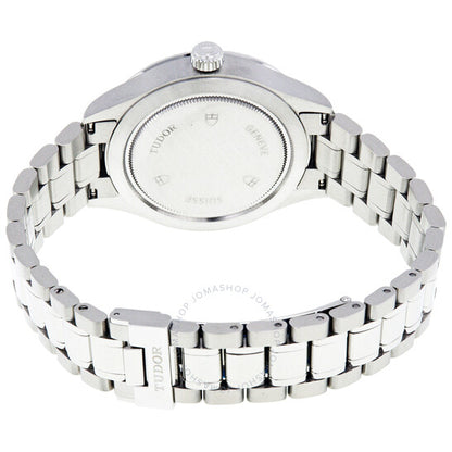 ساعة تيودور ستايل أوتوماتيكية للرجال بمينا فضي