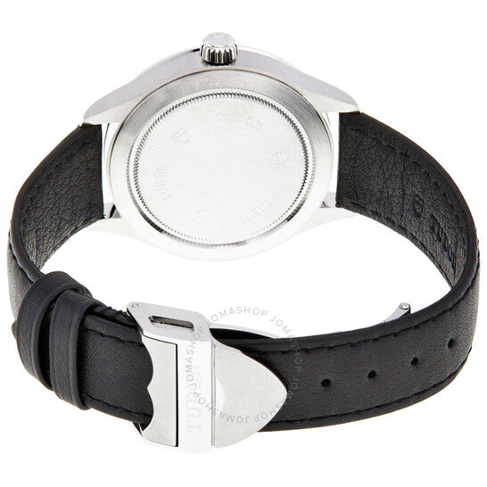 ساعة تيودور ستايل أوتوماتيكية للرجال بمينا فضي