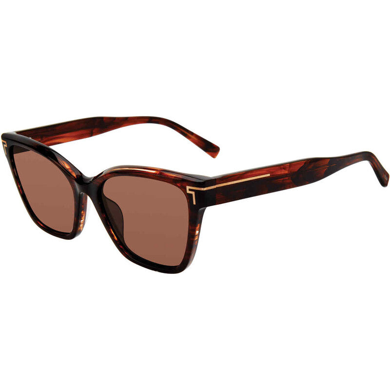 Brown Butterfly Ladies Sunglasses