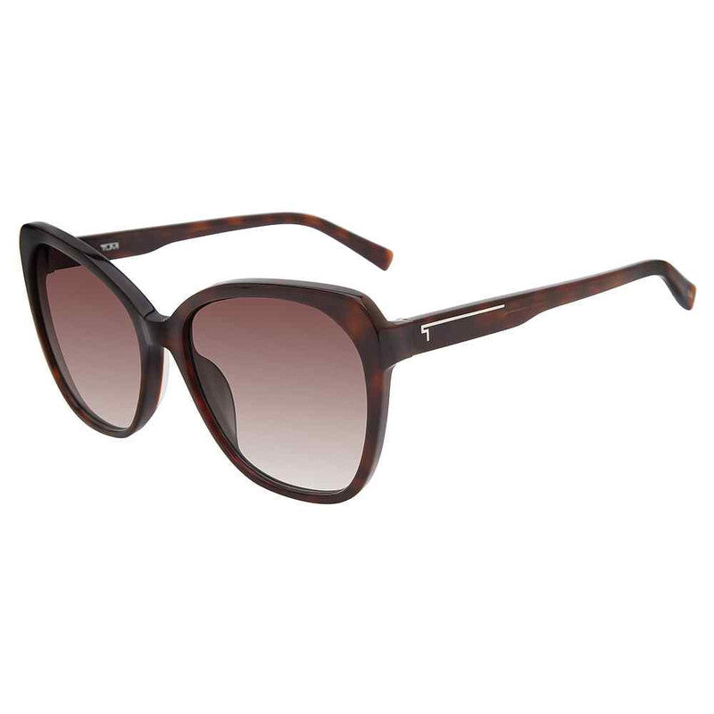 Brown Gradient Butterfly Ladies Sunglasses