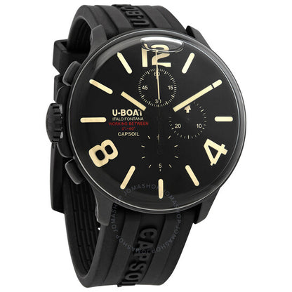 U-Boat, Capsoil Chronograph Quartz Black Dial Men's Watch /C