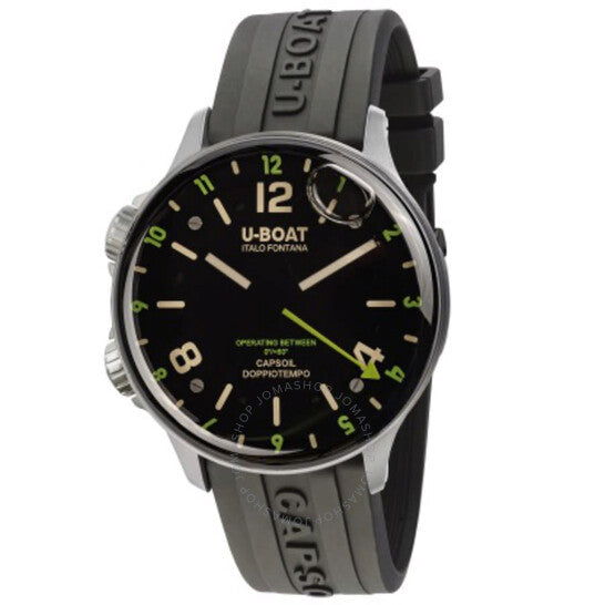 U-Boat, Lefty Capsoil Doppiotempo Quartz Black Dial Men's Watch
