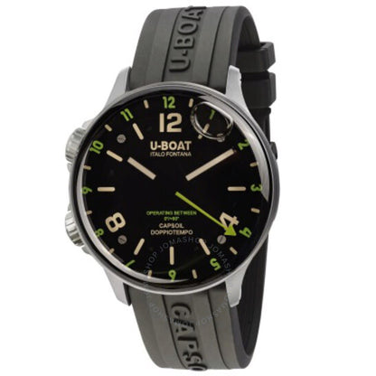U-Boat, Lefty Capsoil Doppiotempo Quartz Black Dial Men's Watch