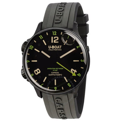 U-Boat, Lefty Capsoil Doppiotempo Quartz Black Dial Men's Watch