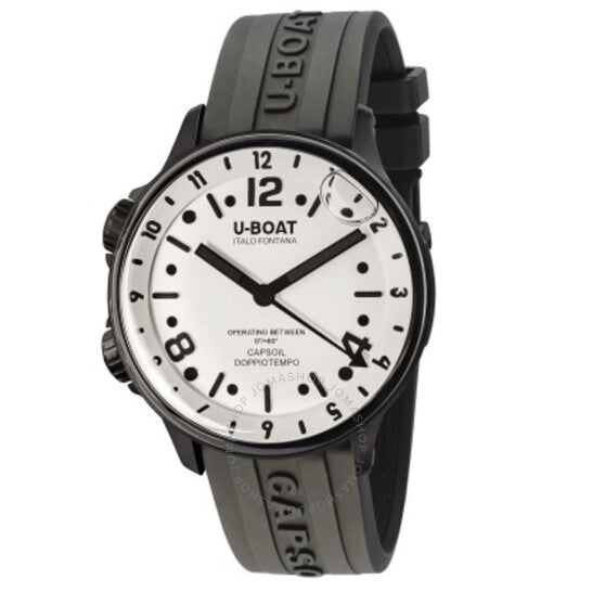 U-Boat, Lefty Capsoil Doppiotempo Quartz White Dial Men's Watch